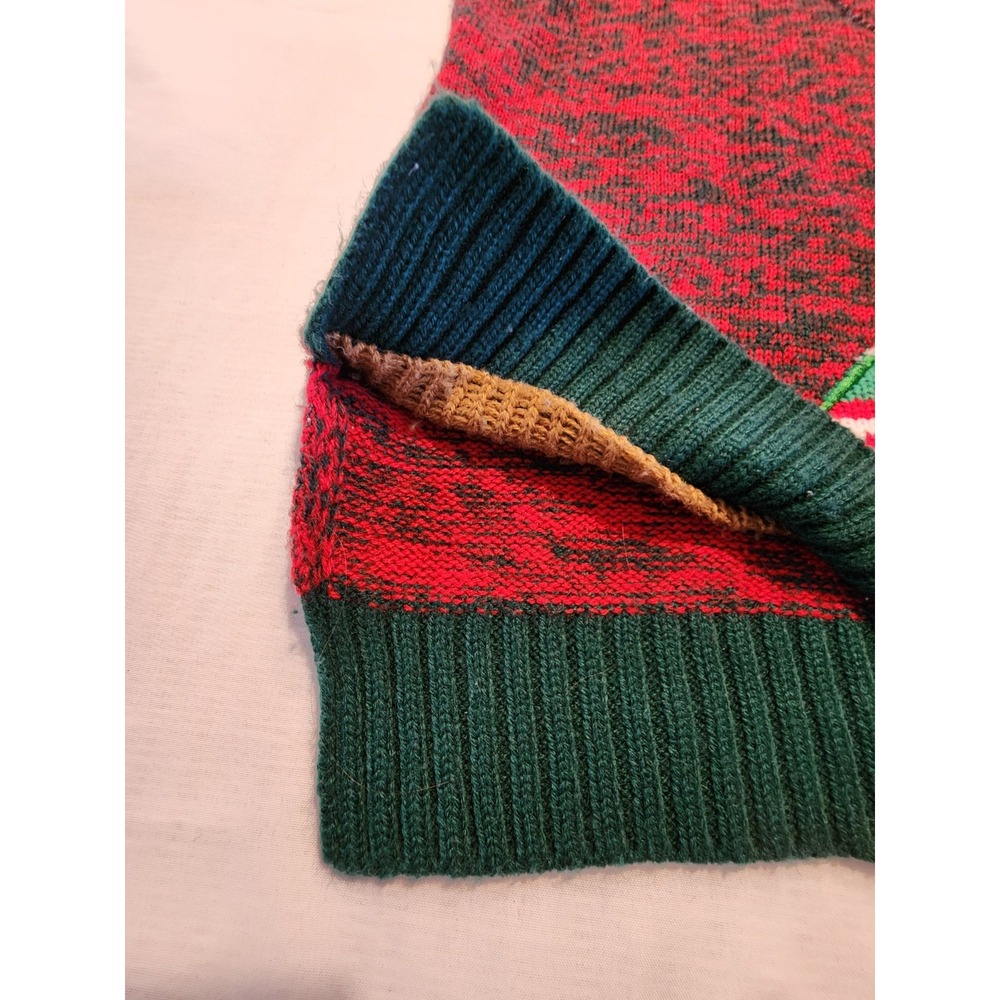 99 Jane Street Womens Medium Reindeer Sequins Ugly Christmas Knit Sweater - Picture 7 of 10